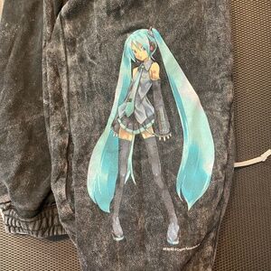 Hatsune Miku Hot Topic Sweatpants with Drawstring